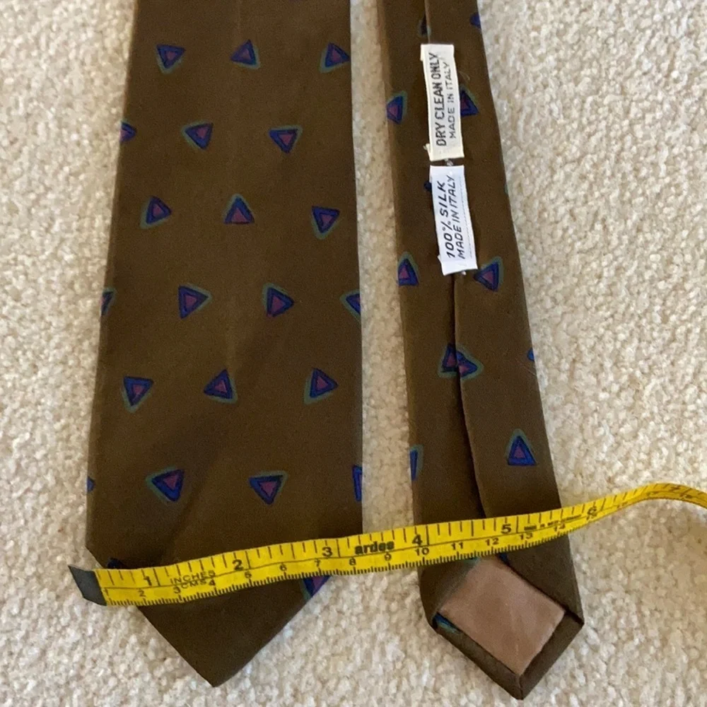 Giorgio Armani silk tie Made in Italy 8 cm